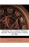 Journal of a Canoe Voyage Along the Kauai Palis, Made in 1845