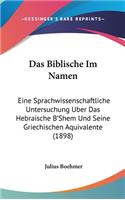 Biblische Im Namen