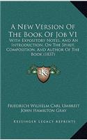 A New Version Of The Book Of Job V1