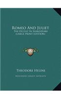 Romeo and Juliet: The Occult in Shakespeare (Large Print Edition)