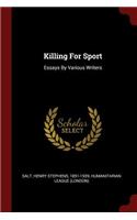 Killing For Sport