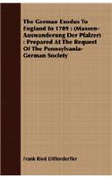 German Exodus to England in 1709