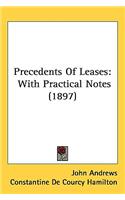 Precedents Of Leases