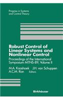 Robust Control of Linear Systems and Nonlinear Control