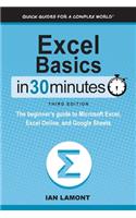 Excel Basics In 30 Minutes: The beginner's guide to Microsoft Excel, Excel Online, and Google Sheets