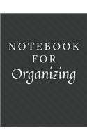 Notebook For Organizing
