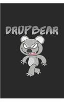 Dropbear: 6x9 Australia Gap Day - blank with numbers paper - notebook - notes