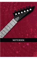 Notebook: Rock Guitar Party Blank Lined Journal To Write In - Guitarist And Guitar Lover Gift Ideas For Men, Kids & Teens