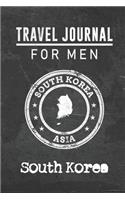 Travel Journal for Men South Korea