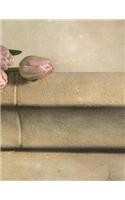 Tulips Notebook Large Size 8.5 x 11 Ruled 150 Pages Softcover