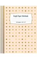 Graph Paper Notebook: Math Science School College Girl Women Student Graph Grid Paper Composition Notebook, Mathematics Class Journal 100 Pages Letter Size, Trendy Elegan