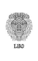 Leo: Coloring Book with Three Different Styles of All Twelve Signs of the Zodiac. 36 Individual Coloring Pages. 8.5 x 11