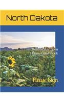 North Dakota Real Estate Open House Guest Book: Real Estate Professional