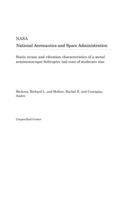 Static Strain and Vibration Characteristics of a Metal Semimonocoque Helicopter Tail Cone of Moderate Size