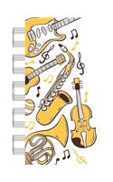 Blank Music Sheets Notebook