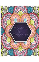 Monthly Bill Organizer: Financial Planning 8.5x11" 145Pages Bill My Paying Organizer