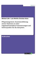 Pflegemangement. Zusammenführung Zweier Stationen Zu Einer Organisationseinheit. Voraussetzungen Und Schwerpunkte Für Die Akzeptanz.