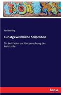 Kunstgewerbliche Stilproben: Ein Leitfaden zur Untersuchung der Kunststile