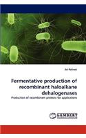 Fermentative production of recombinant haloalkane dehalogenases