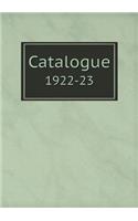 Catalogue 1922-23