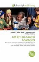List of Tom Sawyer Characters: (English)