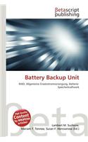 Battery Backup Unit