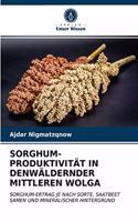 Sorghum-Produktivität in Denwälderndermittleren Wolga