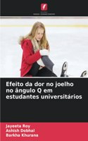 Efeito da dor no joelho no ângulo Q em estudantes universitários