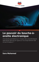 pouvoir du bouche-à-oreille électronique