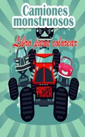 Libro para colorear de Monster Trucks para ninos