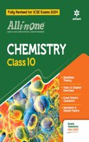 All In One Class 10th Chemistry for ICSE Exam 2024