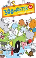 300 Worter suchen und ausmalen 4+ (Autowaschen): Malbuch mit Wimmelbildern zum Suchen und Finden