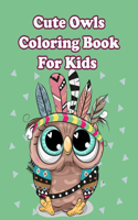 Cute Owls Coloring Book For Kids
