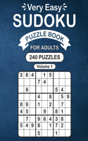 Very Easy Sudoku Puzzle Book For Adults Volume 1