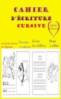 Cahier d'écriture cursive pour enfants