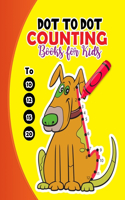 dot to dot counting books: Numbers 1-20 Animals Dot-to-Dots Activity Books for toddlers and Kids