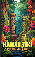 Hawaii Tiki Coloring Book
