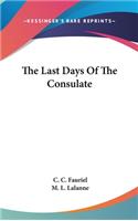 Last Days Of The Consulate