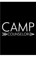 Camp Counselor: Summer Camp Notebook, Vacation Memories Diary, Journal Writing, Outdoor Camping Activity Book for Camp Organizers, Counselors