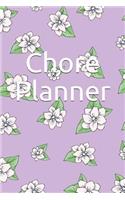 Chore Planner: Logbook to Write in for Chores - Lavender Floral Pattern Design Cover