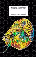 Hexagonal Graph Paper: Organic Chemistry & Biochemistry Notebook, Vibrant Nautilus Shell Cover, 160 Pages (8.5 x 11 inch, 1/4 inch hexagons)