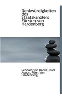 Denkwurdigkeiten Des Staatskanzlers Fursten Von Hardenberg: (English)