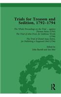 Trials for Treason and Sedition, 1792-1794, Part I Vol 1