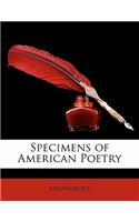 Specimens of American Poetry