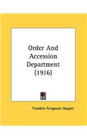 Order and Accession Department (1916)