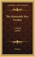 The Honorable Mrs. Vereker: A Novel (1889)