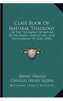 Class Book Of Natural Theology