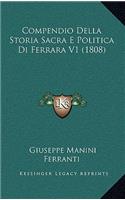 Compendio Della Storia Sacra E Politica Di Ferrara V1 (1808)