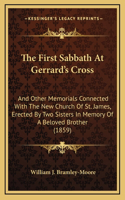 The First Sabbath At Gerrard's Cross