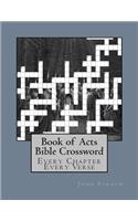 Book of Acts Bible Crossword